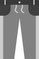 Jogger Grey scale Icon vector