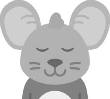 Relieved Grey scale Icon vector