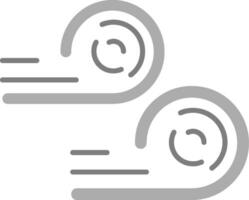 Wind Grey scale Icon vector