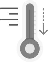 Cold Grey scale Icon vector