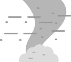 Tornado Grey scale Icon vector