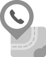 Help center Grey scale Icon vector