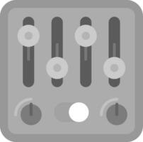 Control Grey scale Icon vector