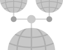 Internet Grey scale Icon vector
