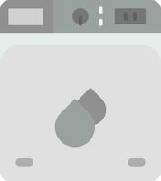 lavandería gris escala icono vector