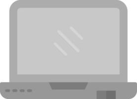 Laptop Grey scale Icon vector