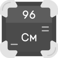 curio gris escala icono vector