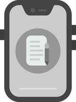 Edit Grey scale Icon vector