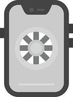 Lifesaver Grey scale Icon vector