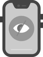 Disabled Grey scale Icon vector