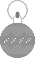 Bauble Grey scale Icon vector