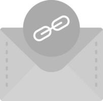 Link Grey scale Icon vector