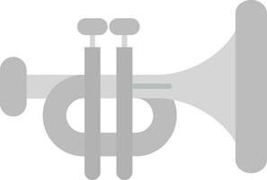 Trumpet Grey scale Icon vector