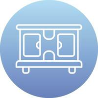 Tv Stand Vector Icon