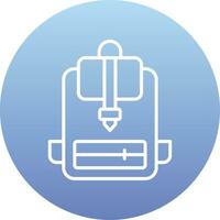 Backpack Vector Icon