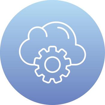 Cloud Computing Vector Icon
