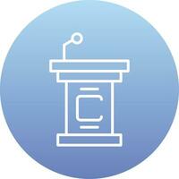 Lectern Vector Icon