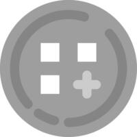 Menu Grey scale Icon vector