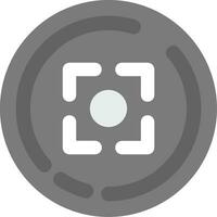 Focus Grey scale Icon vector