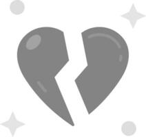 Break Grey scale Icon vector