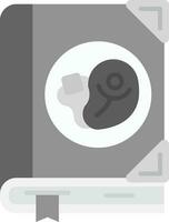 Cook Grey scale Icon vector