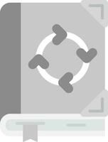 Recycled Grey scale Icon vector