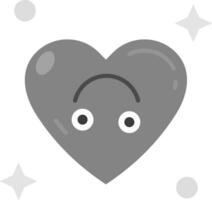 FALSE Grey scale Icon vector