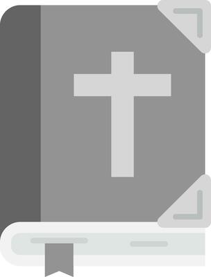 Bible Grey scale Icon