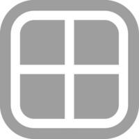 Layout Grey scale Icon vector