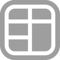 Layout Grey scale Icon vector