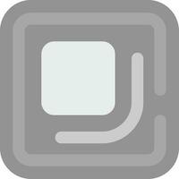 Full screen Grey scale Icon vector