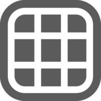 Layout Grey scale Icon vector