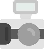 Photo capture Grey scale Icon vector