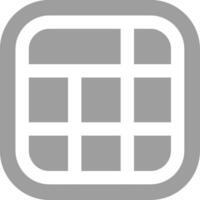 Layout Grey scale Icon vector