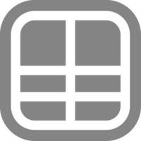 Layout Grey scale Icon vector