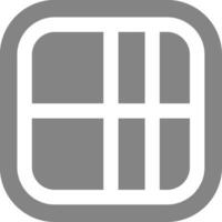 Layout Grey scale Icon vector