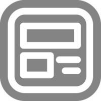 Layout Grey scale Icon vector