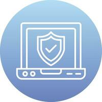 icono de vector de seguridad