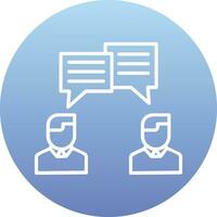 Conversation Vector Icon