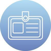 Identification Card Vector Icon