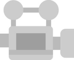 Video Grey scale Icon vector