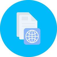 Internet Grey scale Icon vector