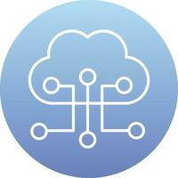 Cloud Configuration Vector Icon