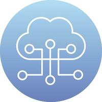 Cloud Configuration Vector Icon