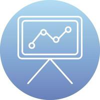 Line Chart Vector Icon