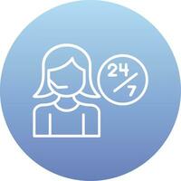 Customer Service Agent Vector Icon