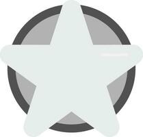 Favorite Grey scale Icon vector