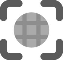 Show grid Grey scale Icon vector