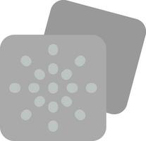 Grid dots Grey scale Icon vector