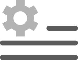 Deploy rules Grey scale Icon vector